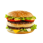 1/2 Pounder Mega Burger  Plain 