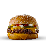 1/2 Pounder Cheeseburger  Plain 